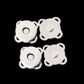 Miniatyrbild 3 av 5: Magnetiska snäpplås för sömnad - Silver (14mm), set om 50
