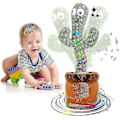 Miniatyrbild 1 av 5: Dansande kaktusleksak, pratar Repetera Sjunger Sunny Cactus Toy(120 sånger)