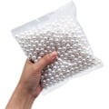 Miniatyrbillede 2 af 5: 580 stk Hvide Uborede ABS Kunst Faux Perler til Vasefyld, 10mm Ingen Hul Makeup Perler til at Holde Pensel Eyeliner, Imitation Runde Perleperler til Bord S