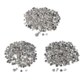 Miniatyrbild 3 av 3: 3x 100 set dubbla nitar knappar tryckknappar DIY skor kläder dekor silver