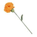 Miniatyrbild 1 av 5: Konstgjorda nejlikor födelsedagspresenter, för alla hjärtans dag bröllopsdag födelsedag unika dejtingpresenter orange