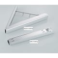 Miniatyrbillede 2 af 5: Sammenklappelig vægmonteret knagerække, knagerække, aluminium, sammenklappelig vægophæng, sammenklappelig vægophæng til hjørner, altaner, badeværelser, soveværelser