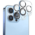 Miniatyrbild 2 av 3: [2-pack] Härdat glaslins-skydd för iPhone 13 Pro Max
