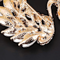 Miniatyrbild 4 av 5: Broschnål Svanform Legering Zirkonplagg Plaggnål Brosch Mode Emalj Kristall Rhinestones Corsage För Kvinnor Dam Smycken Present