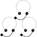 Miniatyrbild 1 av 5: Mikrofon headset plast mikrofon rekvisita maskerad rekvisita - 3 stycken