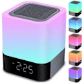 Miniatyrbild 3 av 5: Gallstep Nattljus Bluetooth-högtalare, väckarklocka Bluetooth-högtalare Touch Sensor Sänglampa Dimbar Flerfärgad Växlande Sänglampa,