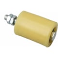 Pikkukuva 3 / 5: M12 50 x 70 mm teräksinen rullaohjain PP-ohjauspyörä 6201-laakeripesällä sähköoviin, 2 kpl