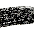 Pikkukuva 2 / 4: 100 kpl 12 tuuman Glitter Tinsel Creative Arts Chenille Stems Pipe Cleaners (musta)