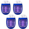 Miniatyrbild 1 av 4: Bug Zapper inomhus, flugfälla för inomhusbruk, elektronisk myggdödare myggzapper med blått ljus för vardagsrum, hem, kök,