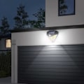 Miniatyrbild 2 av 5: Cob Solar Smart Sensor Utomhusvägg Ljussvart