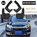 Miniatyrbild 4 av 5: 4x högkvalitativ fram bak för Honda Crv 2017-2022 stänkskärmar Fender stänkskydd Stänk stänkskydd Biltillbehör