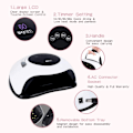 Miniatyrbild 2 av 5: 120W UV LED Professionell Automatisk Nagel Torktumlare