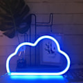 Miniatyrbilde 1 av 4: Led neon skyskilt lys dekor, veggdekor til jul, bursdagsfest, barnerom, stue