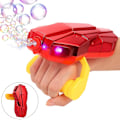 Miniatyrbild 1 av 5: Handhållen bubbelmaskin med ljus, automatisk LED-bubbelblåsare
