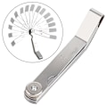 Miniatyrbillede 1 af 4: 16 Blade Feeler Gauge Metric Gap Filler 0,05-1mm Tykkelse Rustfrit Stål