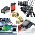 Miniatyrbillede 4 af 5: Indsatsgevind indvendigt gevind M2 ????M3 M4 M5 messing gevindbøsninger til 3D-print 330 stk.