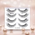 Miniatyrbild 3 av 5: Falska fransar Faux Mink Demi Wispies Multipack, 2 pk x 4 par（4 par (förpackning om 1)，Faux Mink 811）