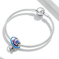 Miniatyrbillede 2 af 5: 925 Sterling Sølv Pigearmbånd med Perler, Kvinders Perlecharms, Vedhæng Halskæder Charm DIY Mode Smykker Passer til Pandora Armbånd