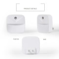 Miniatyrbilde 3 av 5: 6 stk Led lite nattlys, vidvinkel induksjonslys