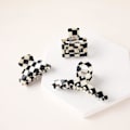 Pikkukuva 3 / 5: Checker Claws Kilpikonnan Kynnet Hiustenpidikkeet Naisille Liukumaton Pito Ristikko Design Hiustenpidikkeet Leuka 80-luvun Estetiikka Suuret Hiusten Tarvikkeet Tytölle