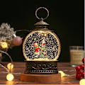 Miniatyrbild 1 av 4: Snöglob Ljus Jul Dekorationer, Jul Snöglob Jul Snöglob Lykta Med Virvlande Glitter, Julgåvor（D）
