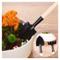Miniatyrbild 5 av 5: Mini set blomkruka kratta spade spade plantskola växthusplantering 2-delat set 6-delat