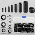 Miniatyrbild 4 av 4: Svart plastbricka Mekanisk bricka Brickklassificering M2 M2.5 M3 M4 M5 M6 M8 M10 Mekanisk bricka 500 st
