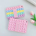 Miniatyrbillede 3 af 5: Etui til iPad Mini 4 5 - Boble Fidget Sensory iPad Etui 7,9 Tommer til Børn Stilfuld Regnbue Blød Frigivelse Stress Stødsikker Etui Fuld Kropsbeskyttelse
