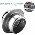 Miniatyrbillede 2 af 5: Ventilationsdæksel med rustfrit stål gitter