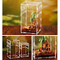 Miniatyrbild 4 av 5: 12 X 12 X 20 cm akryl reptil terrarium transparent reptil terrarium