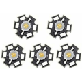 Miniatyrbild 1 av 5: Set med 5 högpresterande LED-lampor 3 W varmvit [Energiklass A]
