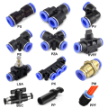 Miniatyrbillede 4 af 4: 1 stk. Pneumatisk fittings hurtigkobling PU plast vand luft slange fitting PY 4mm 6mm 8mm 10mm 12mm konnektor stik (PU-8mm)