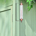 Miniatyrbild 3 av 5: Väggtermometer, 10 dekorativa inomhus- och utomhustermometrar - Stora utomhustermometrar för trädgård, uteplats, växthus, inga batterier krävs (brons)