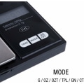 Miniatyrbillede 5 af 5: Digital lommeskalaer 1000g x 0,1g, køkkenskalaer, smykkeskalaer Mini elektroniske lommeskalaer-sort