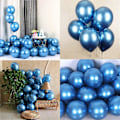 Miniatyrbillede 1 af 5: 50-pak 12\" Latex Metallic Balloner til Bryllup, Fødselsdag, Babyshower, Julefest Dekorationer