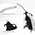 Miniatyrbillede 5 af 5: Lastbil blæsepistol Pneumatisk blæsepistol med 5 meter spiral slange Lastbil luft pistol rengøringssæt med T-stik, sort