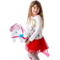 Miniatyrbillede 4 af 5: 4 stk. Oppustelige Pindeheste, Ballon Pony Pinde til Jul, Hestetema Fødselsdagsfest