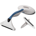 Miniatyrbild 1 av 5: Ultimate Fuzz Remover Tyg Rakapparat & Lint Borste | Justerbar Depiller För Kläder & Möbler (Slate Blue)
