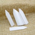 Miniatyrbillede 5 af 5: 200 stk. små tykke plantelabels, 1 x 5 cm hvide plantelabels i plast, vandtætte haveetiketter