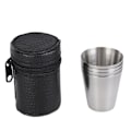 Miniatyrbild 3 av 6: 12 st/set Mini Vinkoppar 30ml Rostfritt Stål Koppar Resemugg Set Bärbara Drickkoppar Vinglas För Resor Utomhus Picknick Camping