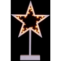 Miniatyrbillede 5 af 5: Bordlampe, batteridrevet, stjerneformet sengelampe, LED juledekoration, skrivebordslampe med plastfod, julelys