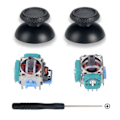 Miniatyrbild 2 av 5: 5-i-1 Höger Vänster Analog 3d Joystick Tumstock Reparationssensor Modul Del Med Rocker Cap Skruvmejsel För Ps5 Spelkontroll