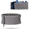 Miniatyrbild 1 av 5: Fanny Pack, Andningsbar, Universell Dold Knit Bälte Väska, Stor Kapacitet Löpning Bälte Väska (Svart S)