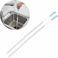 Miniatyrbild 1 av 5: Flexibel avloppsrengöringsborste 28" igensatt avloppsrengöring Diskbänk igensatt avloppsrengöring Hårborste Gadget Tool 2-pack (blå, 28")