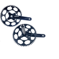 Miniatyrbild 4 av 5: 5 st kedjebult, enkel kedjehjulsbultar muttrar Mtb skivskruvar 7075 aluminiumlegering M8 vevparti för racercykel