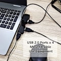 Miniatyrbild 4 av 6: 180° vridbar USB 2.0-navförlängare