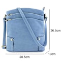 Miniatyrbild 2 av 5: Retro Liten Väska Dam Axelväska Casual Enkel Mode Cross-body Väska För Kvinnorblå