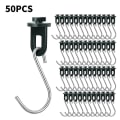 Miniatyrbild 1 av 5: 50 st växthus krokar hängare växthus twist clips växthus fixering clips med krok för utomhus trädgård hängande växter
