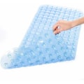 Miniatyrbild 2 av 5: Halkfri mögelresistent superlång antibakteriell bisfenol A badmatta ftalatfri latex maskintvättbar barnsäker blå