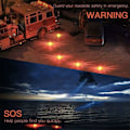 Miniatyrbild 3 av 5: Multifunktionell nödbelysning LED blinkande varningsbil nödbelysning T-Audace säkerhets LED vägflares väg nöd LED vägsäkerhetsflare T-Audace